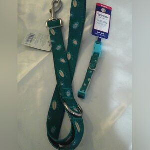 Top Paw Blue Bugs Collar & Leash Set (XS)